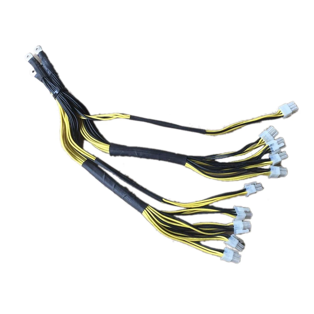 Cable de salida de 1200W y 1600W, nuevo conector de alimentación PCIE de 10 pines para Bitmain Antminer APW7 + APW3 PSU L3 D3