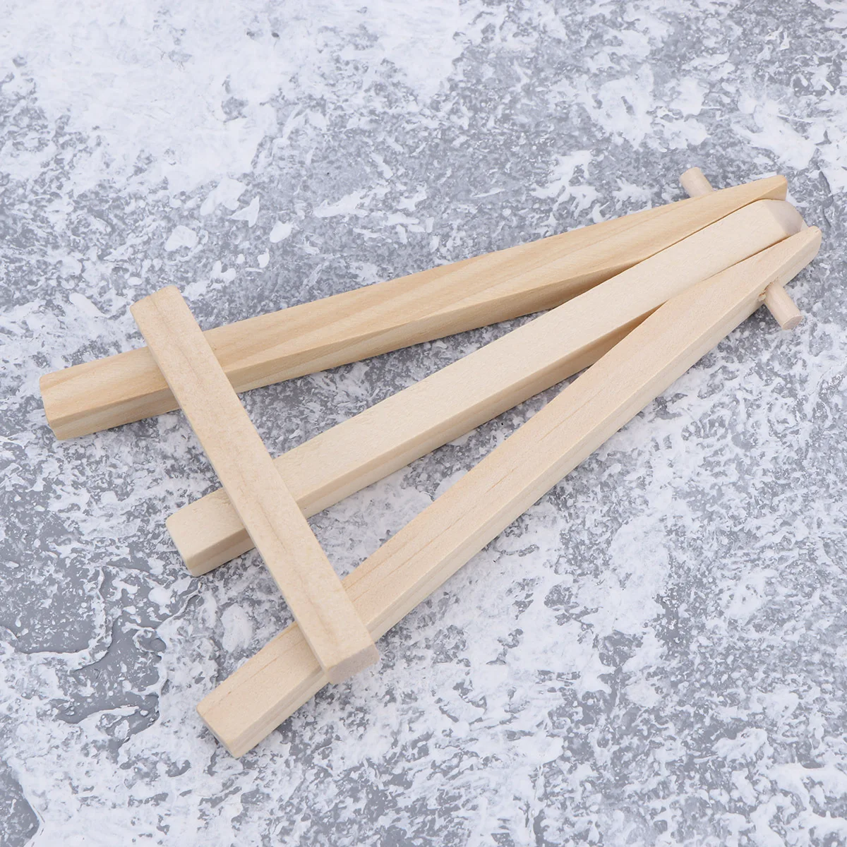 10Pcs Mini Canvas with Easel Wooden Easel for Painting Craft Drawing Decoration Art Activity Hand-Painted Board Set