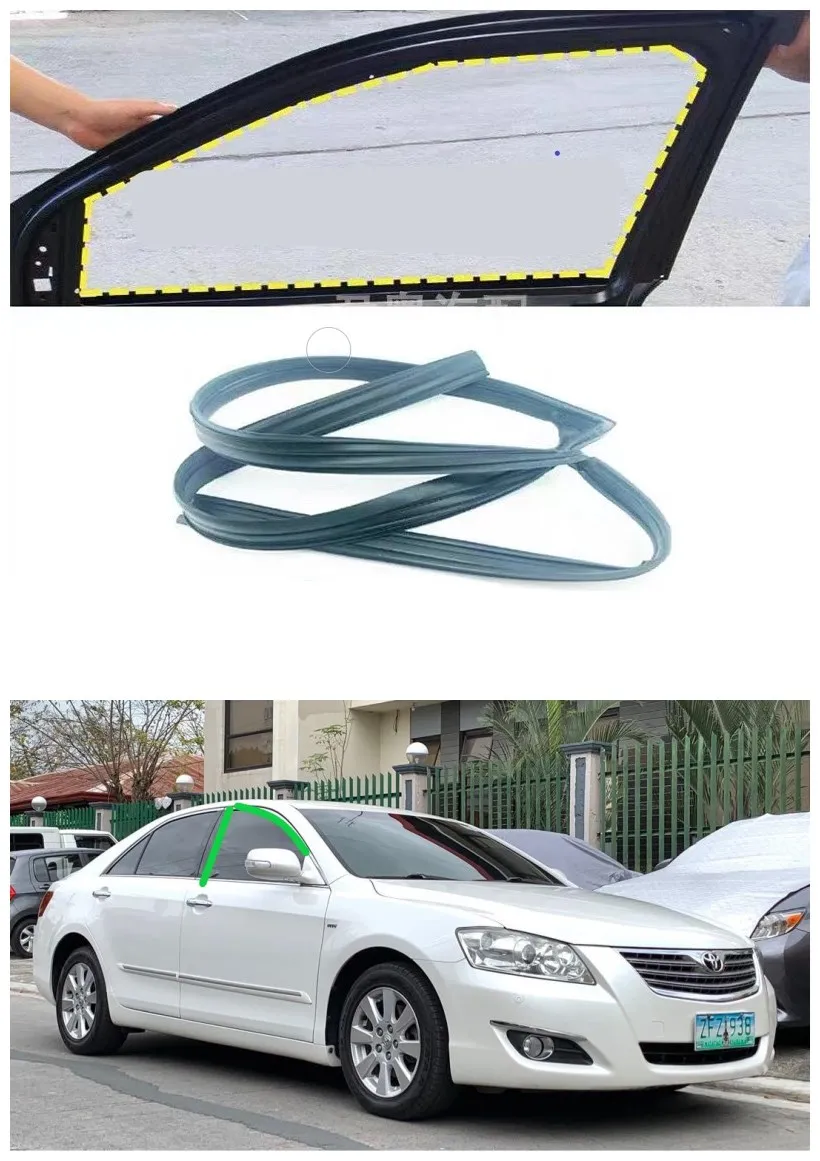 DOOR GLASS RUN CHANNEL RUBBER for toyota camry 2006 2007 2008 2009 2010 2011 ACV40 ACV41