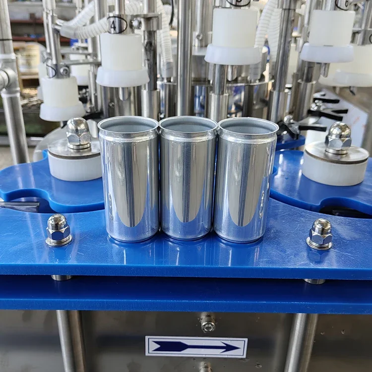 Máquina automática de conservas de suco pequena