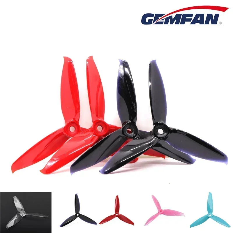 Gemfan Flash 5152S 5.1x5.2 3-Blade PC Propeller for FPV Racing Freestyle Drone High Speed Durable 5 Inch Props CW CCW 2-Pairs