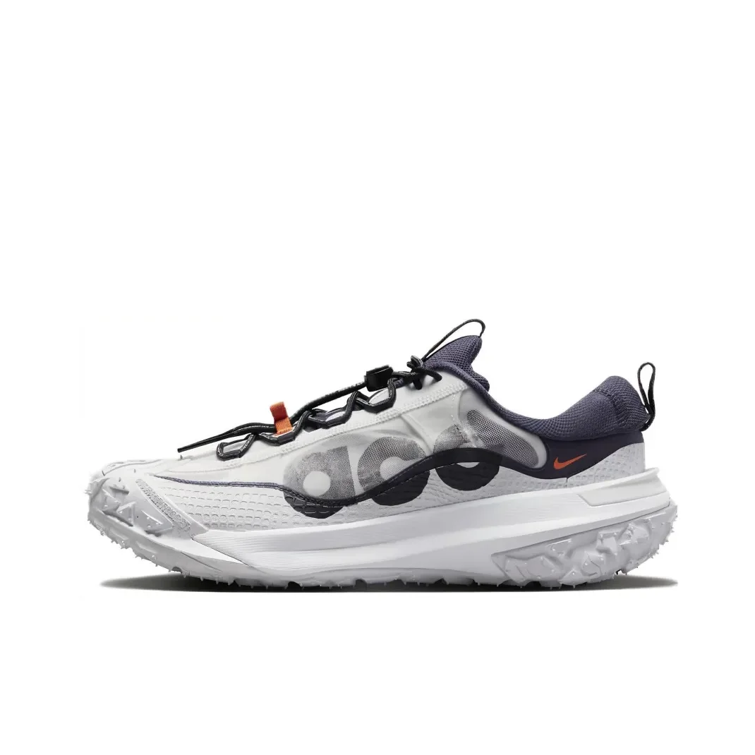 Nike ACG Mountain Fly 2 LOW GORE-TEX Zapatillas de deporte para hombre y mujer Zapatos de rastreo transpirables impermeables Cómodas y usables Blanco