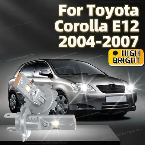 2Pc 180W High Power LED Bulb Turbo Headlight 6000K CSP Powerful Car Lamp For Toyota Corolla E12 2004 2005 2006 2007