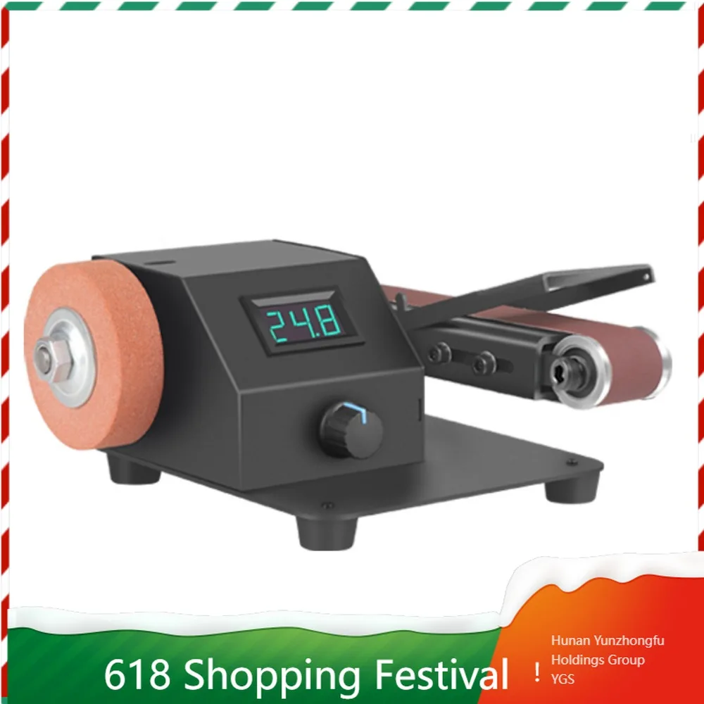 Compact Household Electric Sanding Belt Machine Mini Polisher Multi Use Knife Edge Sharpening Grinding Equipment