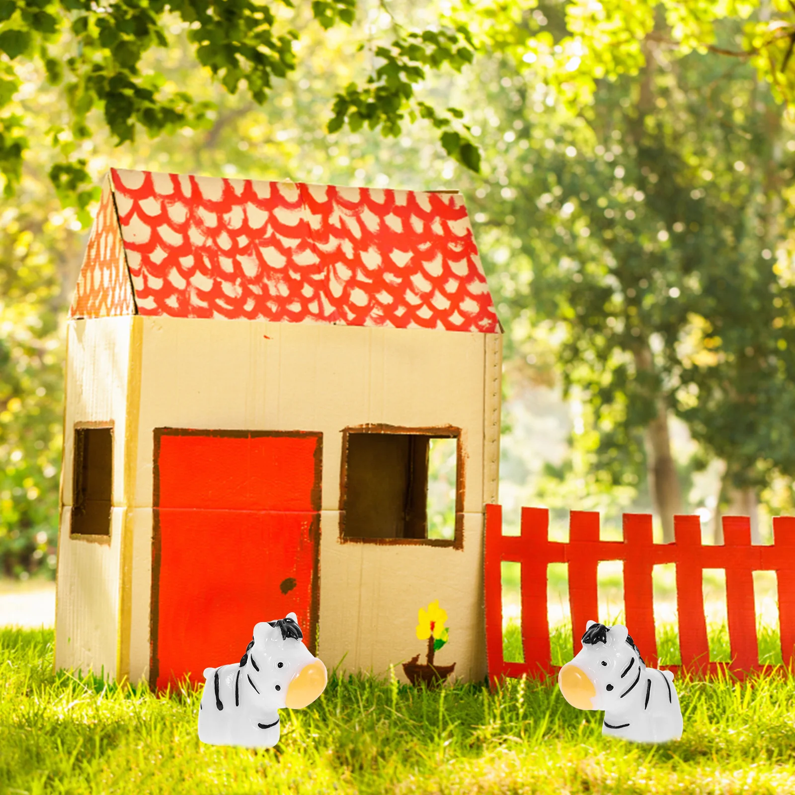 

10 Pcs Lovely Home Christmas Mini Zebra Decors Succulent Party Table Succulent Table Decor Lovely Decor Piece