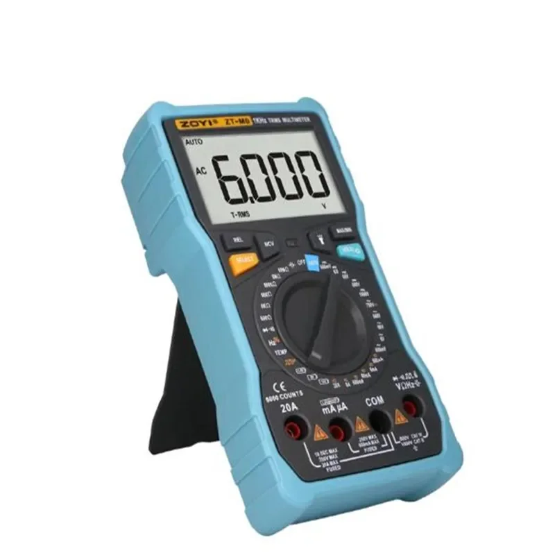 ZOYI ZT-M0 6000 High precision True RMS Auto Range Ammeter Voltmeter Smart Capacitor Temperature NCV Ohm Hz Tester