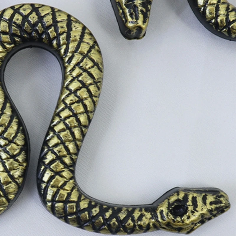 펑크 스네이크 머리띠 코스프레 의상 헤어 후프 성인 무대 공연 모자를 쓰고 있죠 6XDA