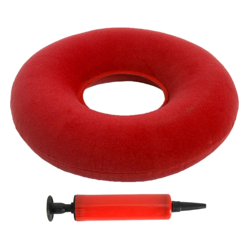 Inflatable Pillow with Hole Doughnuts Cushion for Comfort and Relief