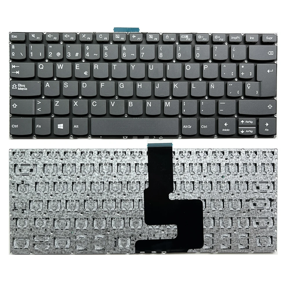 

Клавиатура Flex 5-1470 с испанской раскладкой для Lenovo Ideapad Flex 5-1470 81C9 80XA Flex 5-1570 80XB 80CA PC4C-LSP PC4C-LA SN20M61625