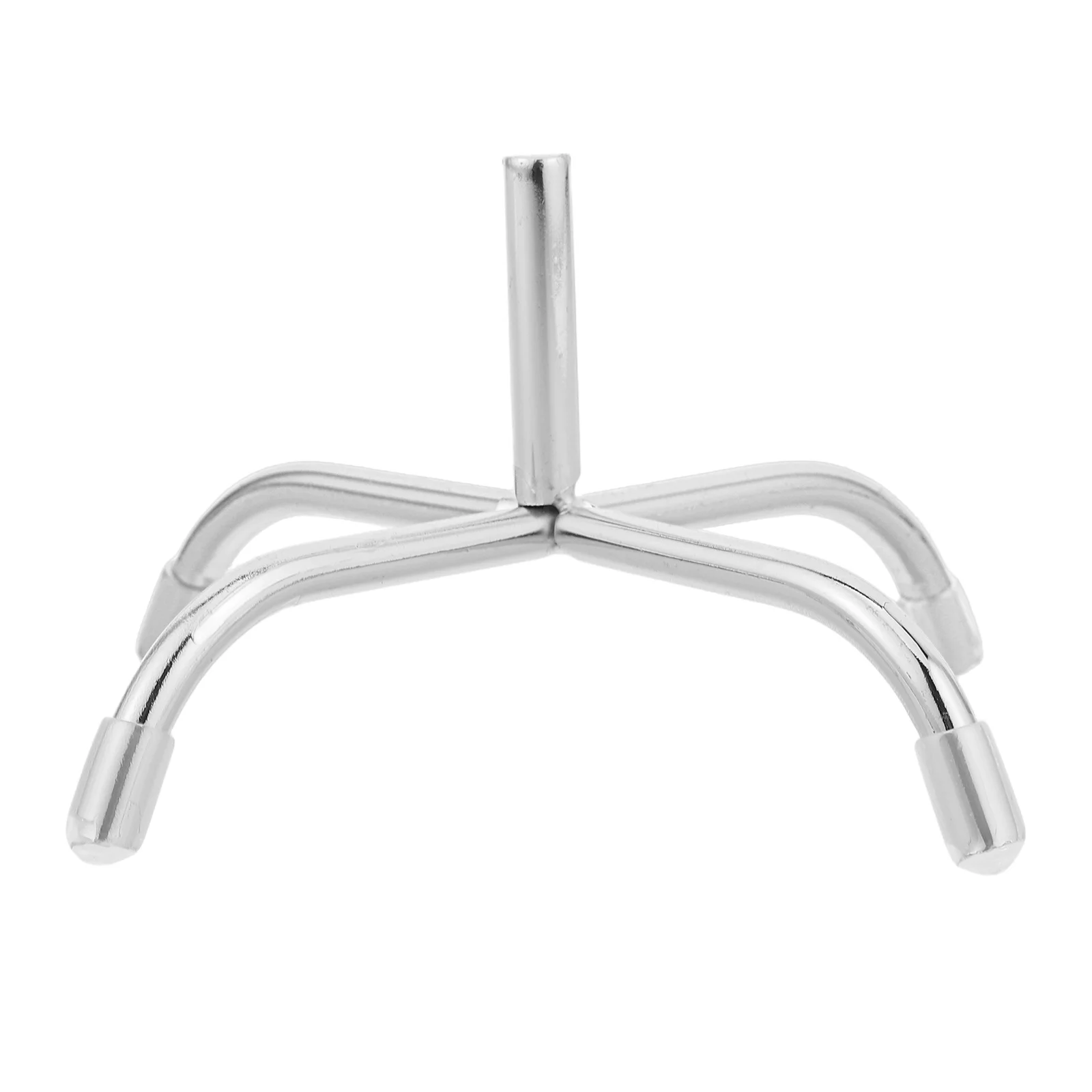 

1pcs Mini Chair Base: 1:6 Scale Silver Metal Swivel Legs For Dollhouse Office Gaming Chair Replacement Furniture Accessories