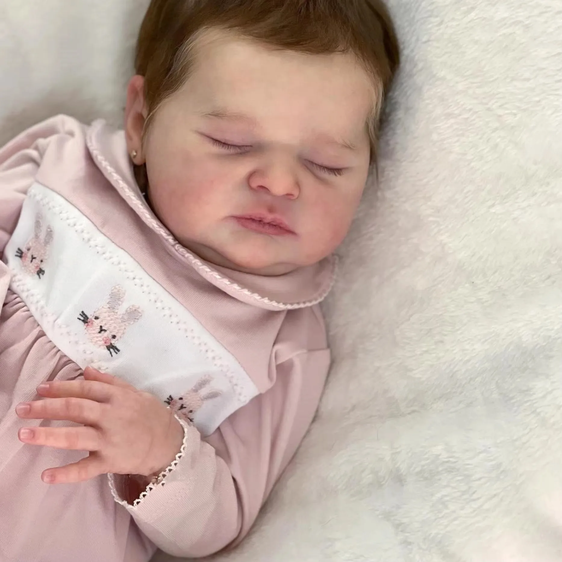 50 cm Realistic Reborn Girl Baby Doll Full Body Vinyl Silicone 3D Hand Painted Newborn Gift Birthday Gift Christmas For Children