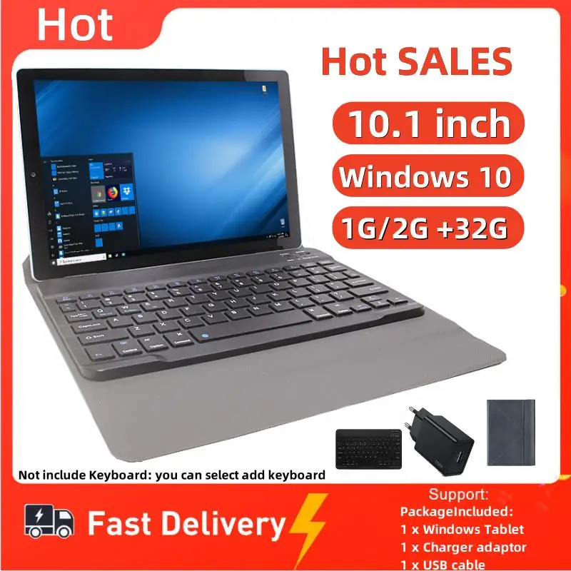 New! 10.1 '' Windows 10 Tablet PC X5- Z8350 CPU 2G/4GB RAM 32G/64GB ROM NX16A Dual Camera WIFI 5000mAh Quad Core 1280 x 800 IPS