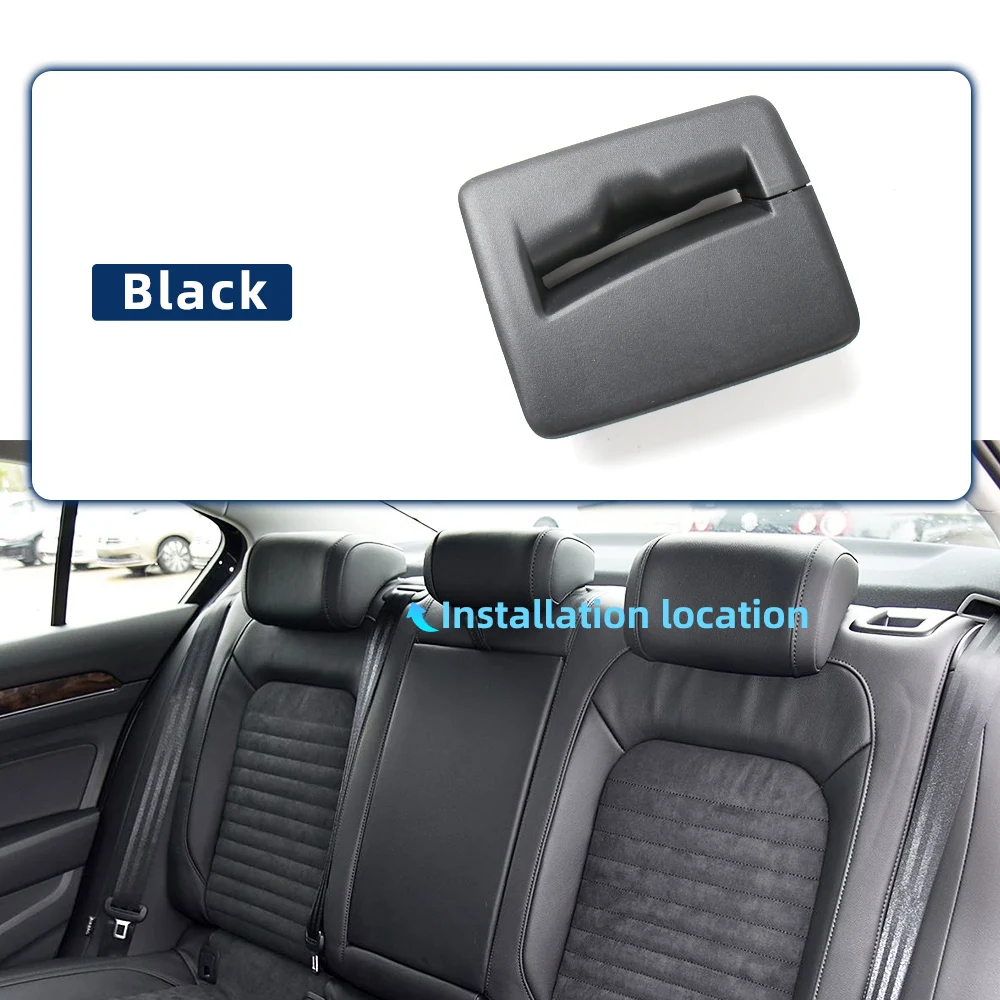For VW Passat B6 B7L CC Rear Seat Belt Trim Cover Black Grey Beige Seat Belt Guide OEM 3C0857781 3C0 857 781 Car Accessories