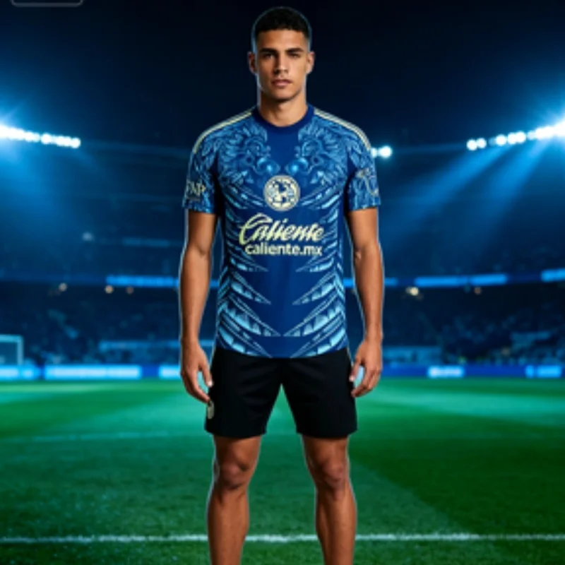 2026 Men's and Women's Club America Inspired Soccer Jersey Quick Dry Breathable Football Training Parent-child T-Shirt Top