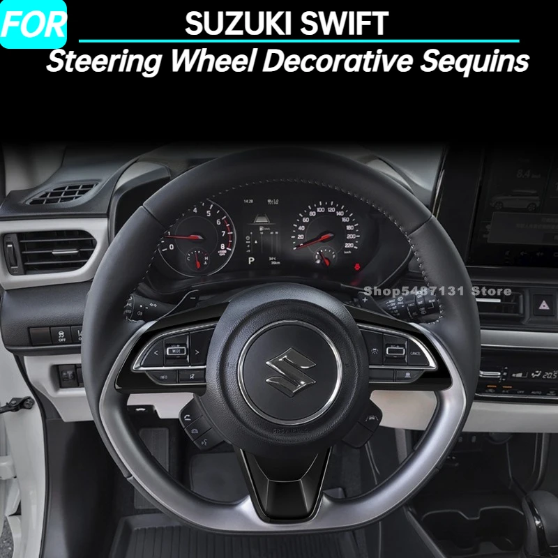 

Декоративные блестки на руль автомобиля для SUZUKI SWIFT, аксессуары для интерьера 2024