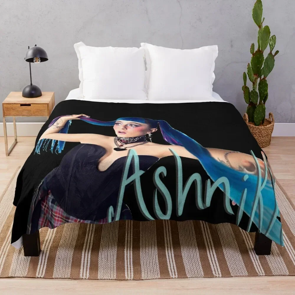 Ashnikko Demidevil Throw Blanket valentine gift ideas cosplay anime Quilt Extra Large Throw Blankets