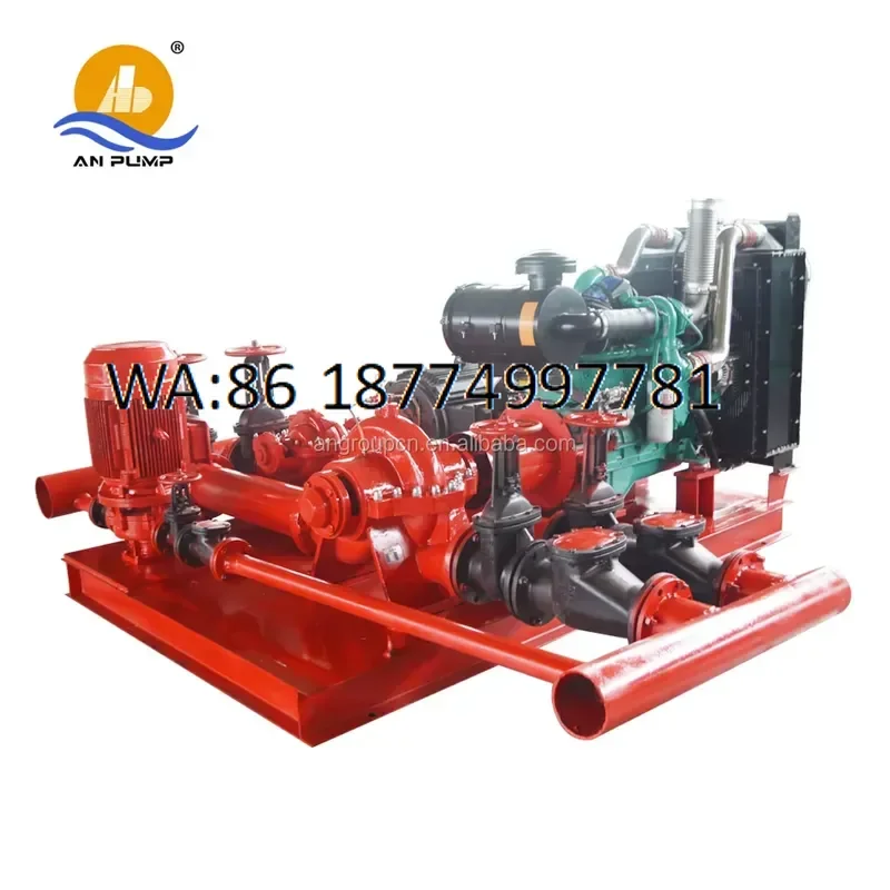 custom High Flow Bronze Closed Impeller Single Stage Split Case Water Pump for Engine