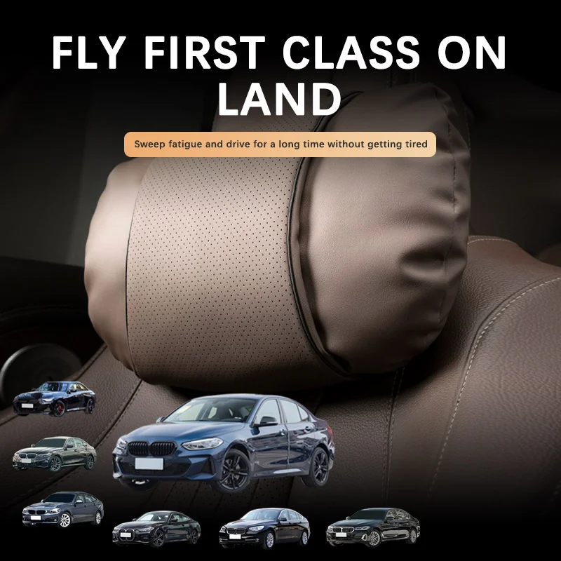 

NEW Top Quality Car Headrest Comfortable Anti-fatigue Soft Car Neck Support Pillow For BMW 1 3 5 6 7 Series 523 525 730 F10 F20