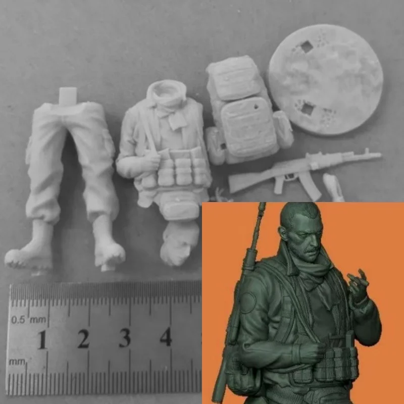 

Mercenary Full Resin Figure Model Kit 1/24 Scale Unassembled Unpainted Toys