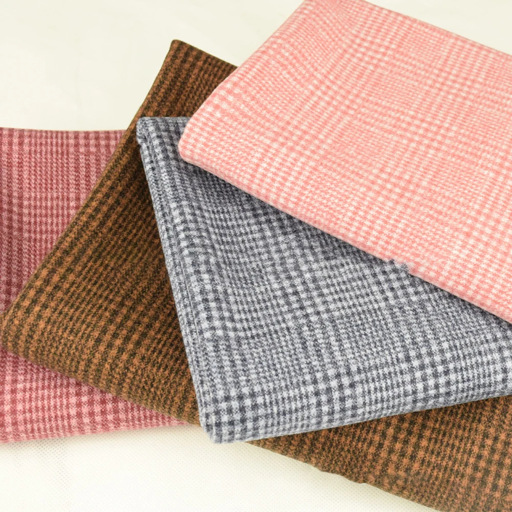 Jas Tweed Pria Model Klasik dengan Setelan Jas Kotak-kotak Single Breasted 3 Potong (Jas+Blazer+Celana) Set Vintage Musim Dingin Hangat untuk Sehari-hari Gaya Jalanan