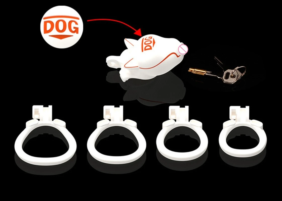 Resin Male Chastity Device HT-V5 Click&Lock Cobra Cock Cage Cock Ring Sleeve Lock Penis Cage Bondage Belt Fetish Sex Toy for Men view 4
