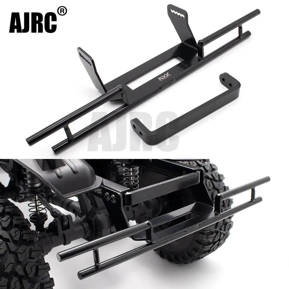 

AJRC CNC Alloy Rear Bumper with Frame Bracket Upgrades Parts Accessories for RC Crawler Car 6x6 TRX6 G63 TRX-4 G500