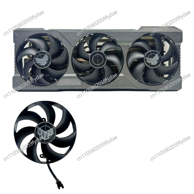 The Original Disassembled RTX4080S 4090 RX 7900 TUF Graphics Card Cooler Is in Good Condition and Quiet