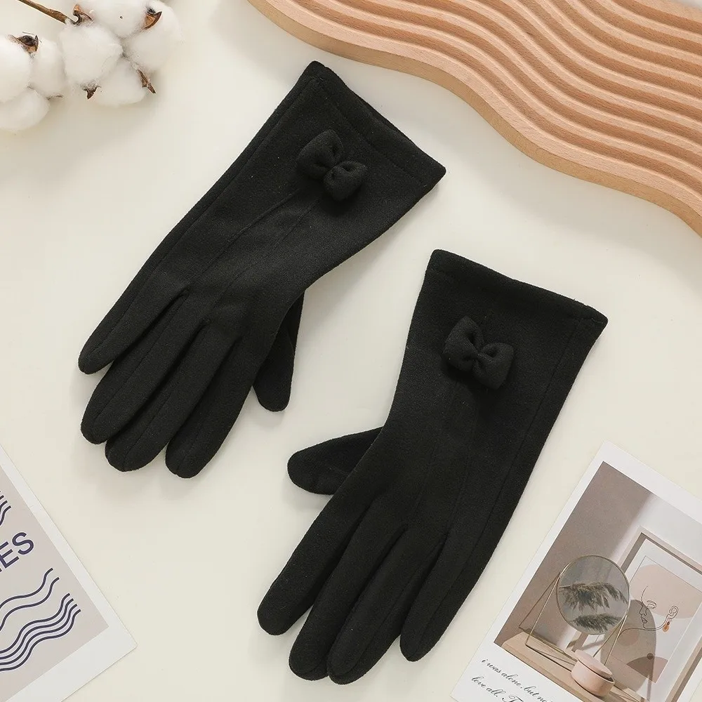 Plush Winter Gloves Warm Windproof Driving Mittens Touchable Screen Coldproof Windproof Cold Proof Gloves