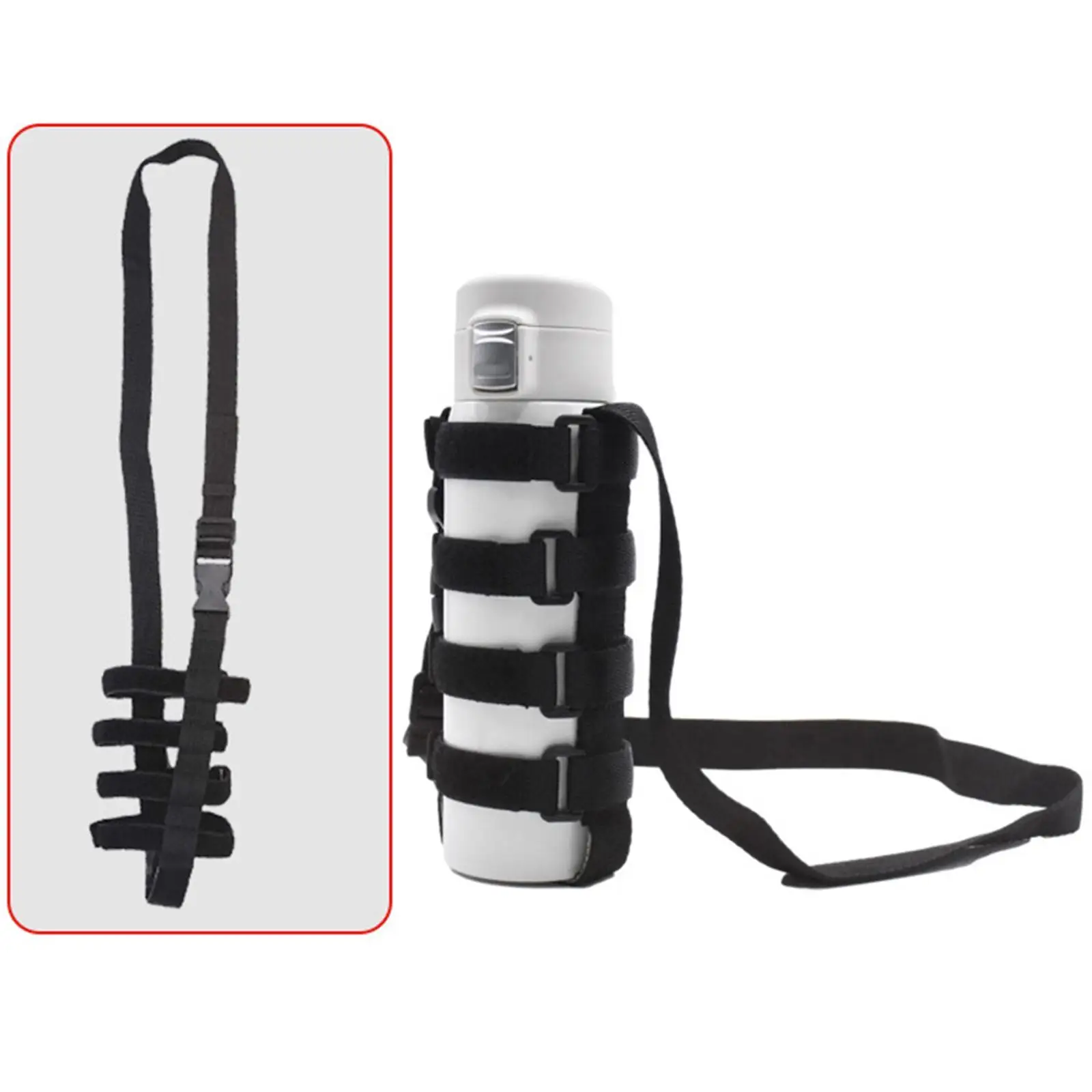 

Water Bottle Holder with Strap Water Bottle Accessories Water Bottle Handle for Running Outdoor Sports Walking Cycling Climbing