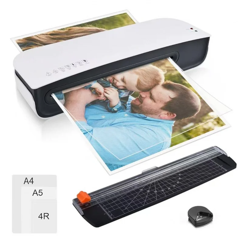 sl289Multi-piece Set Laminating Machine Hot and Cold Laminator 2-in-1 Laminating Machine Smooth and Bubble-free