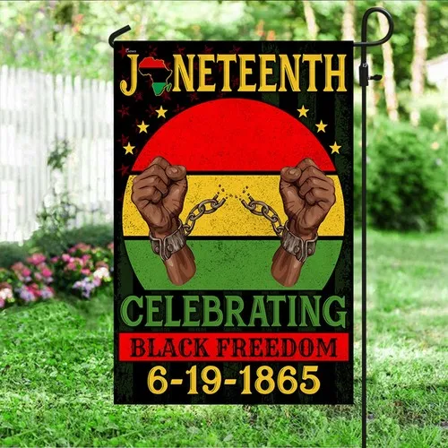 Juneteenth احتفال بعلم الحرية السوداء، علم وطني، ديكور EYY #1
