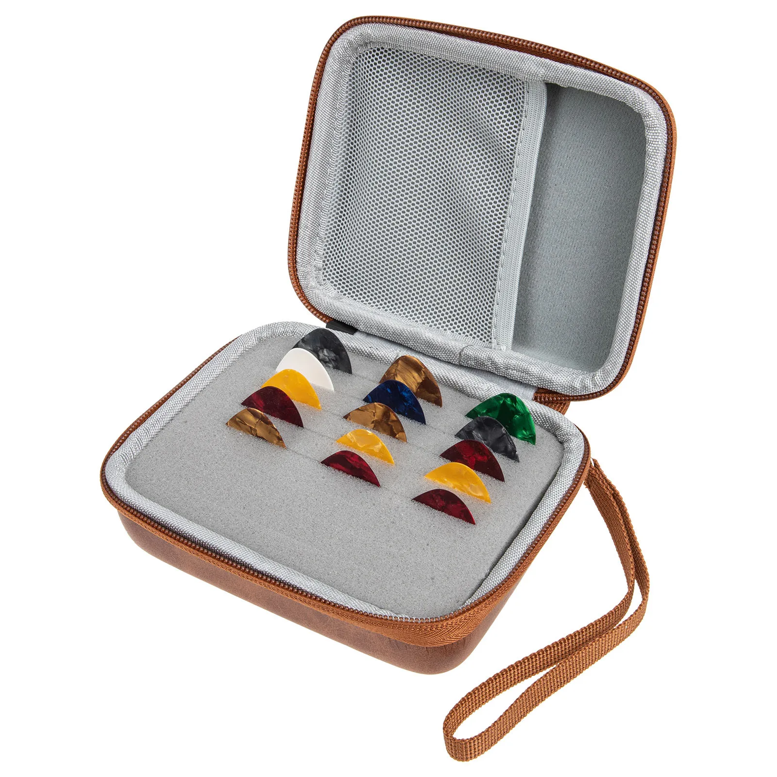Púa para guitarra acústica, púas gruesas, soporte portátil, accesorios, púas