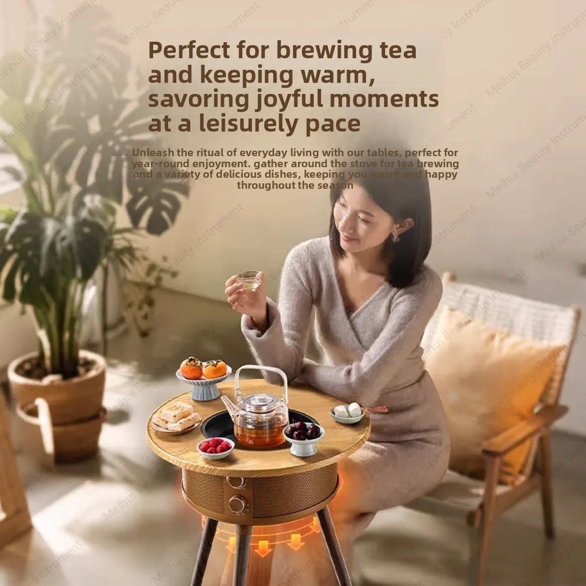 فرن صانع الشاي AIR13pro الأشعة تحت الحمراء البعيدة التدفئة مشعاع كهربي طاولة التدفئة الكهربائية السيراميك موقد الماء المغلي لصنع الشاي