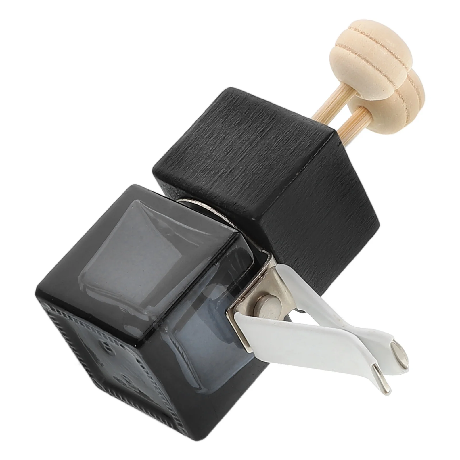 

Car Air Freshener Vent Clip Clear Glass Essential Oil Diffuser Stylish Ornament Easy to Use Elegant Design Universal