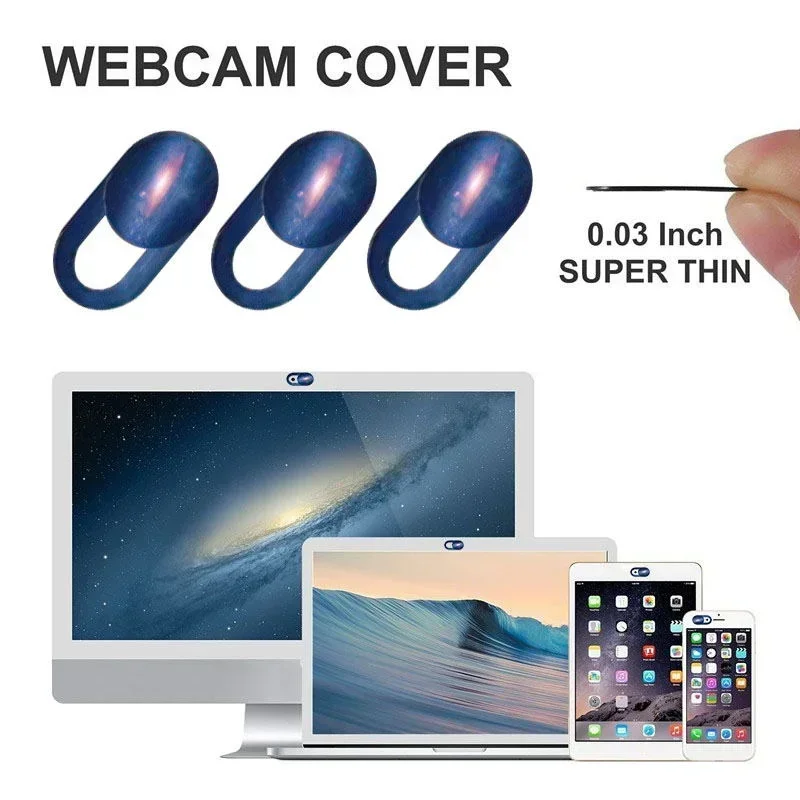 3PCS Ultra Thin Universal Webcam Cover Laptop Tablet Mobile Phone Lens Camera Privacy Sticker Portable Flowers Web Cam Slider