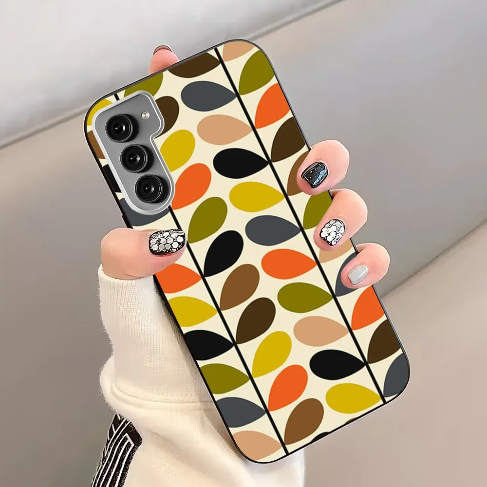 Custodia per telefono Multi stelo di lusso Orla Kiely Folio per Samsung Galaxy S22 S23 S24 S30 Note 20 10 Plus Lite FE ULTRA Shell