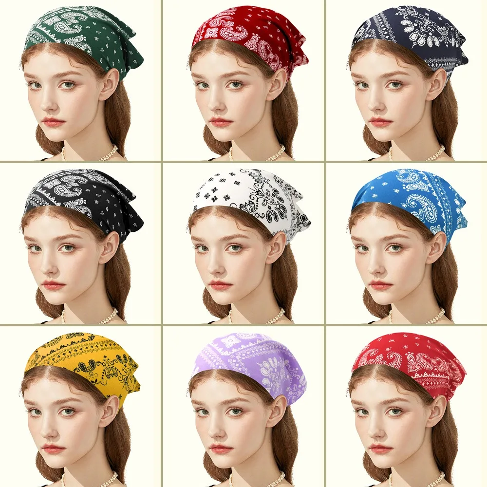 Picture 3: 2025 New Fashion Bohemian Style Cashew Flower Elastic Triangle Headband Girl Women Hair Accessories Jewelry Gifts Wholesale
