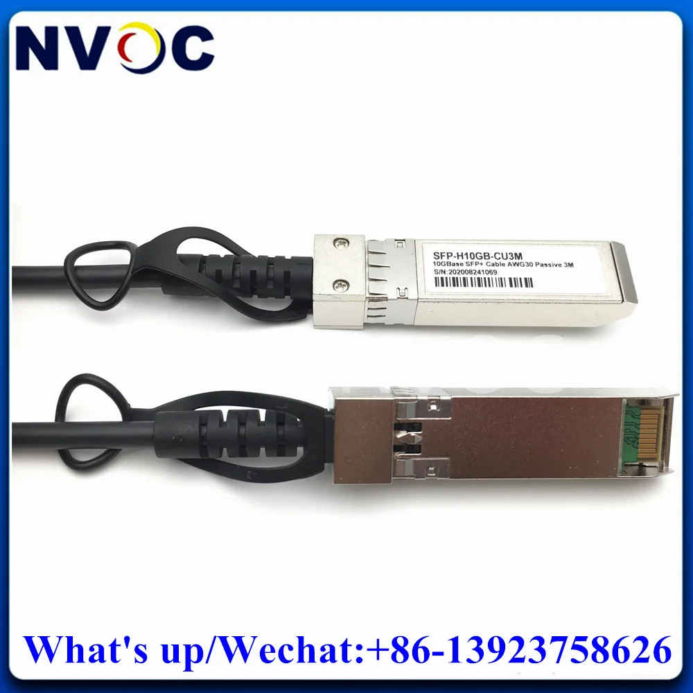 10G SFP+ 3M DAC Electrical Port AC Direct Attach Active Copper Cable Compatible Cisco/Ubiquiti/Mikrotik/Zyxel