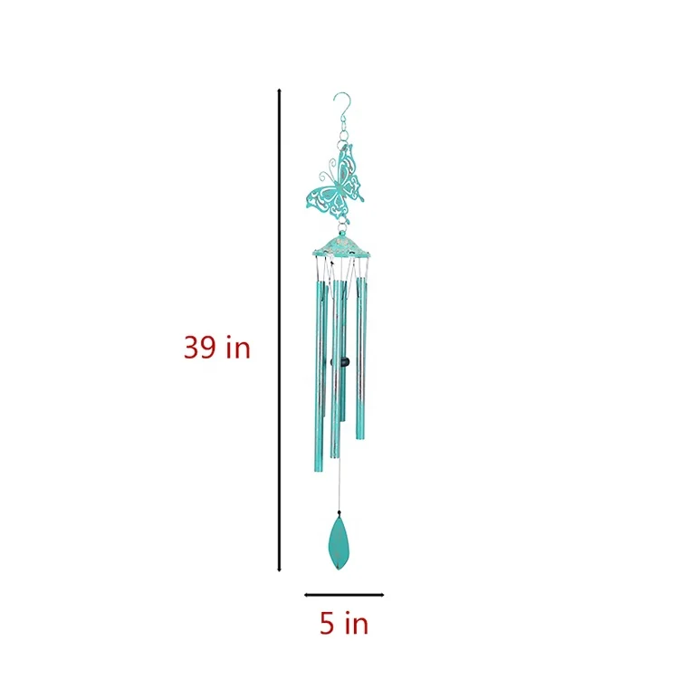 

Hourpark hot sale wind chimes Outdoor Garden Decor Aluminium Tubes Memorial Wind Bells Home Ornaments Wind Chimes