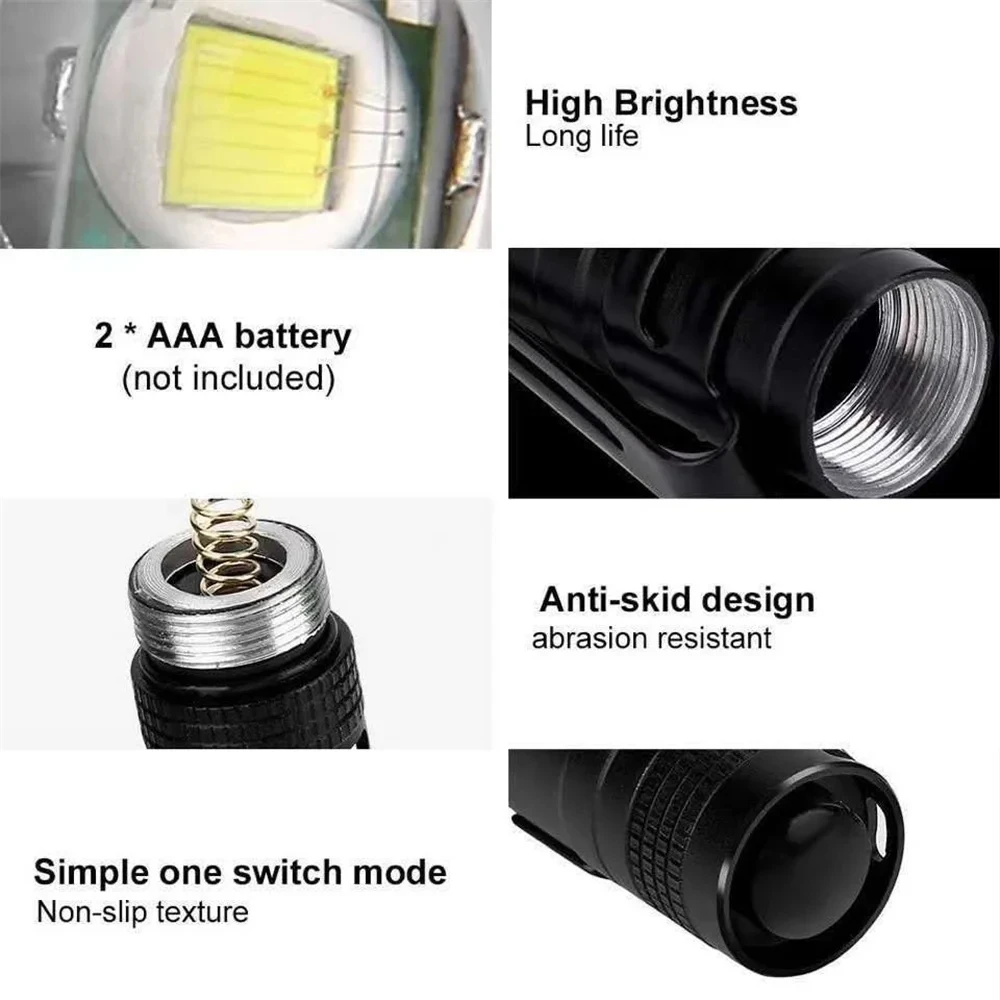 Pen Light Mini Portable LED Flashlight 1000 lumens 1 Switch Mode led flashlight For the dentist and for Camping Hiking Out