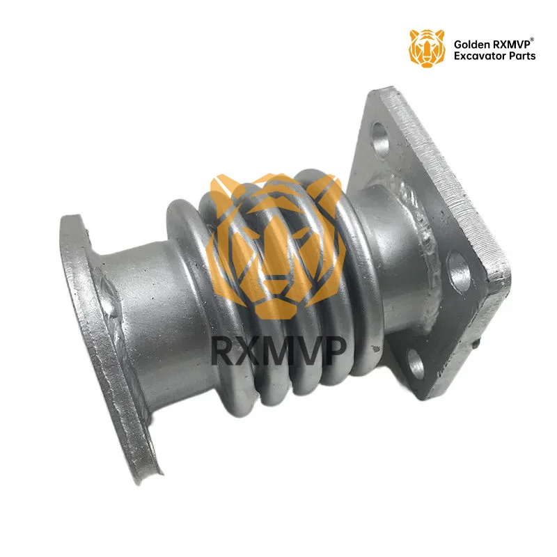 For Komatsu Excavator Accessories Pc56-7 Turbocharger Connection Muffler Corrugated Iron Pipe Intake And Exhaust Pipe