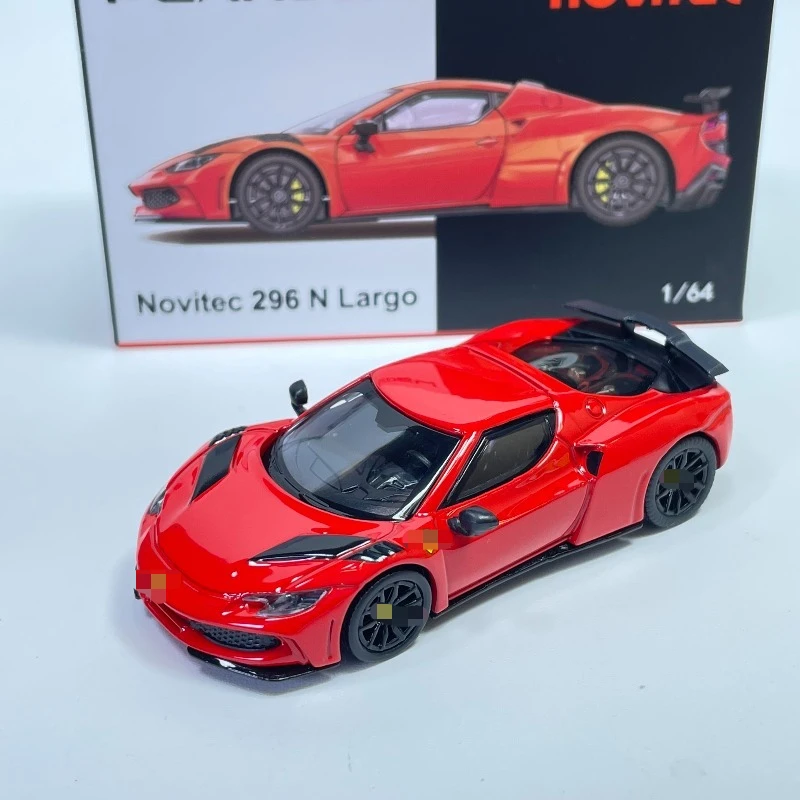 PEAKO 1:64 Novitec 296 N Largo Alloy Car Static Die Cast Vehicles