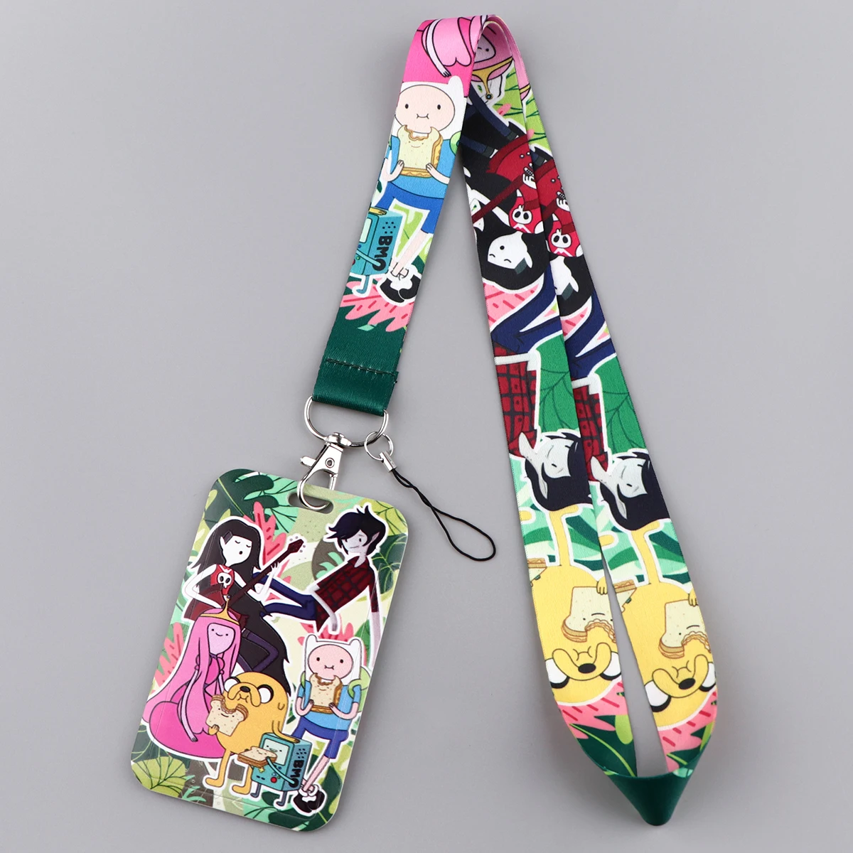 

Fantasy Adventure Print Webbing Lanyard Keychain Cute Ribbon Hang Rope Keyring Mobile Phone Charm Neck Straps Key Ring