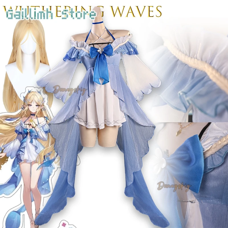 

Wuthering Waves Cartethyia 코스프레 의상 Costume Swimsuit Full Set Dreamtide Fanart 코스프레 의상 Costume Halloween Costume Sexy Party Cos