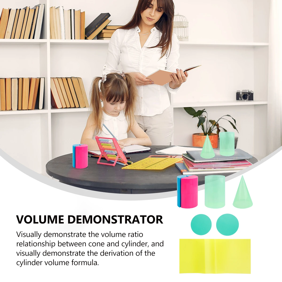 2 Sets Geometric Calculation Materials Geometry Volume Formula Derivation Mathematical Education Computational Tool