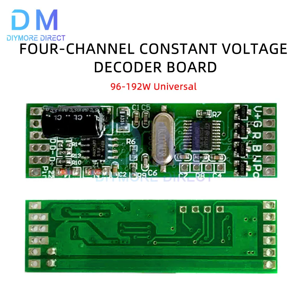 DMX512 DM-113 DC12-24V 2A 192W Constant Current Module Decoder Board 4-Channel Constant Voltage Decoder Board