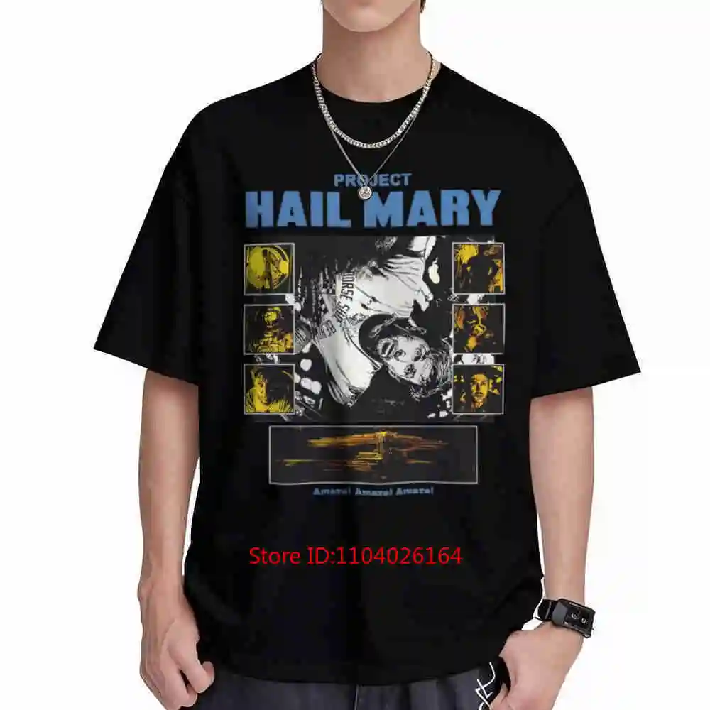 Project Hail Mary Andy Weir Sci Fi Novel Ryan Gosling 2026 Movie Short Sleeve Tee 100% Cotton T-Shirt