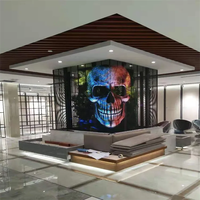 Full Color Flexible Transparent LED Display Screen P3.91-7.81 Window Glass Advertising TV Panels Indoor Transparent Led Display