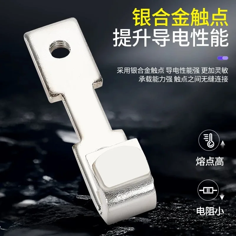 قواطع التيار المتردد العامة CJ20-63A100A160A250A400A ثلاث مراحل 380 فولت نقطة لمس فضية 2 20 فولت كهربائي