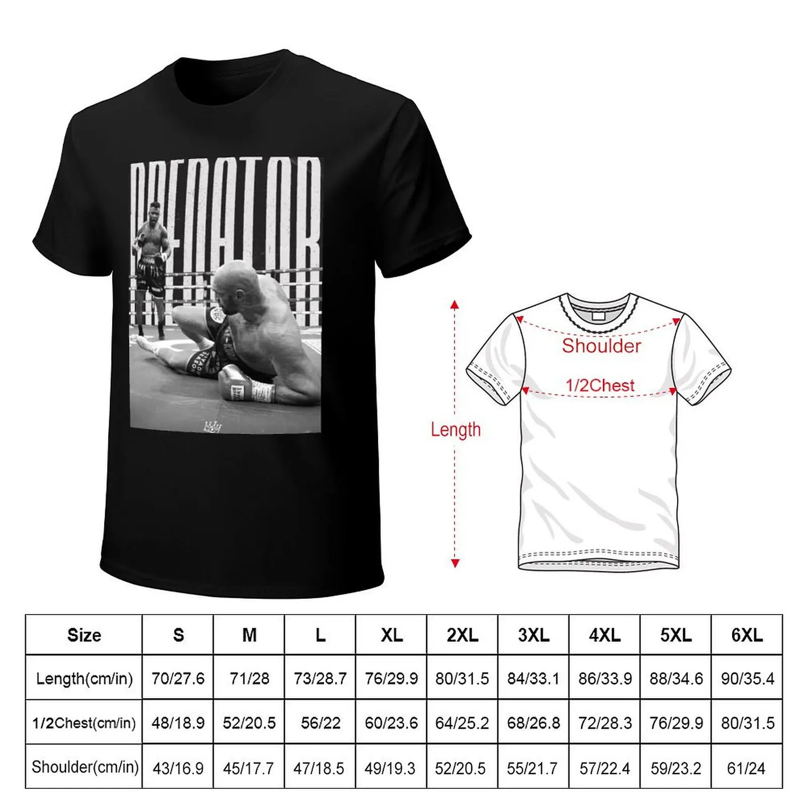 Predator Francis Ngannou T-Shirt t shirt man luxury T-Shirt